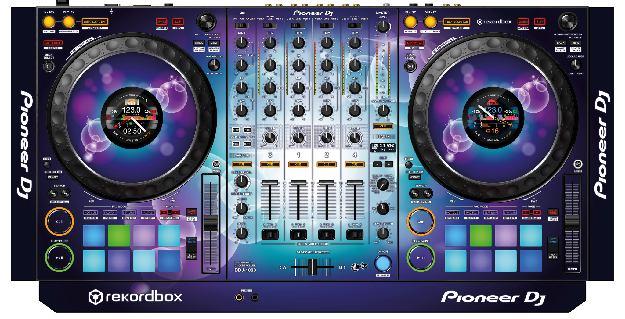 برچسب دستگاه DJ SKIN PIONEER DDJ-1000