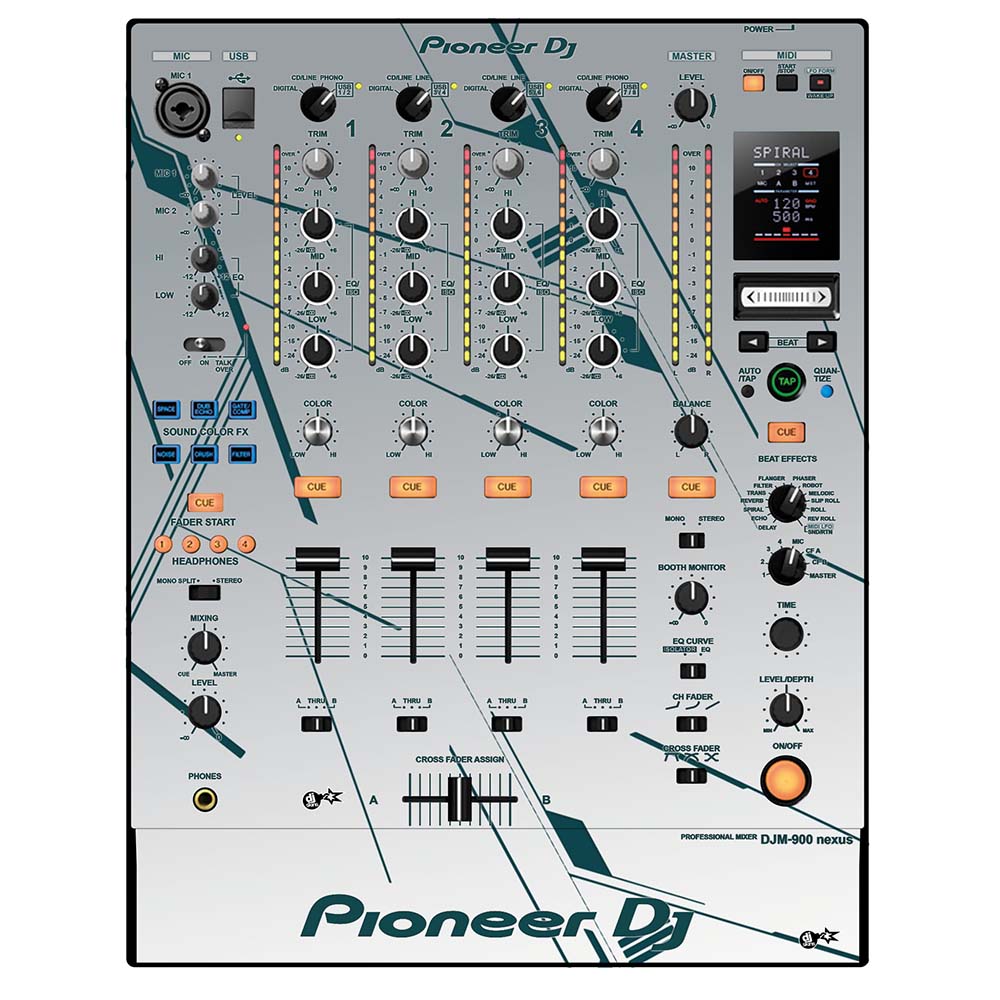 برچسب دستگاه DJ SKIN PIONEER DJM-900 NEXUS